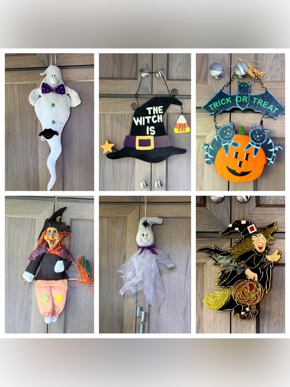 Halloween Hanging Decor Lot VGUC